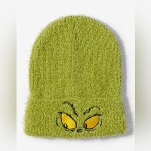 Dr. Seuss x Boxlunch | How the Grinch Stole Christmas Grinch Eyes Fuzzy Beanie